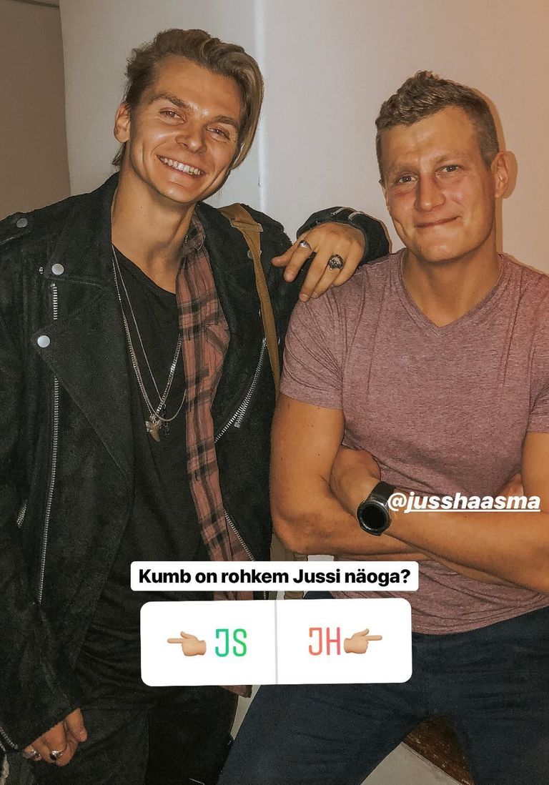 Juhani Särglep ja Juss Haasma. Pilt Särglepa Instagrami storyst.