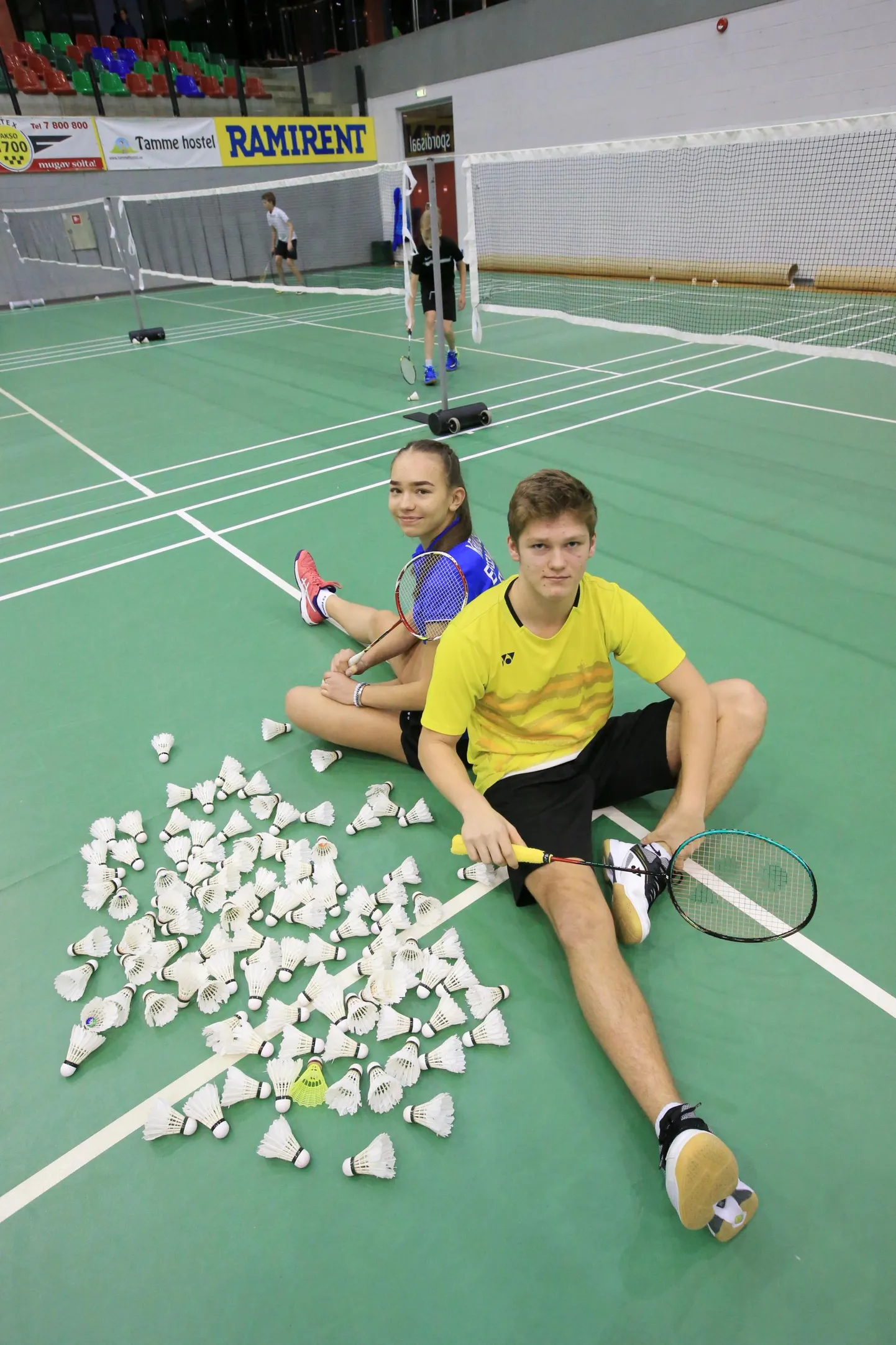 U17 vanuseklassis lähevad kõige kõrgemaid kohti püüdma Triitoni sulgpallurid Catlyn Kruus ja Artur Ajupov.