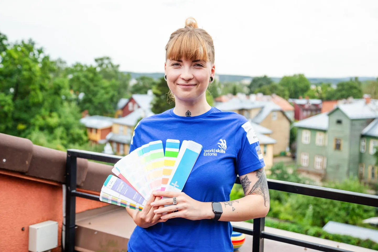 Tartu kunstikooli esindaja EuroSkills 2023 võistlusel Carol Soovik.