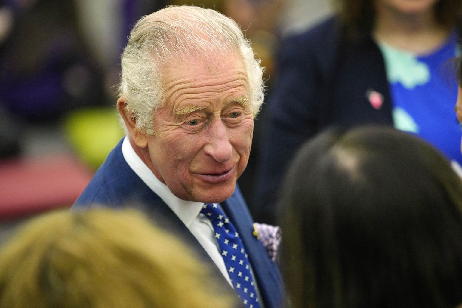 Briti kuningas Charles III külastas 26. aprillil 2023 Liverpooli keskraamatukogu, kus kohtus lugejatega