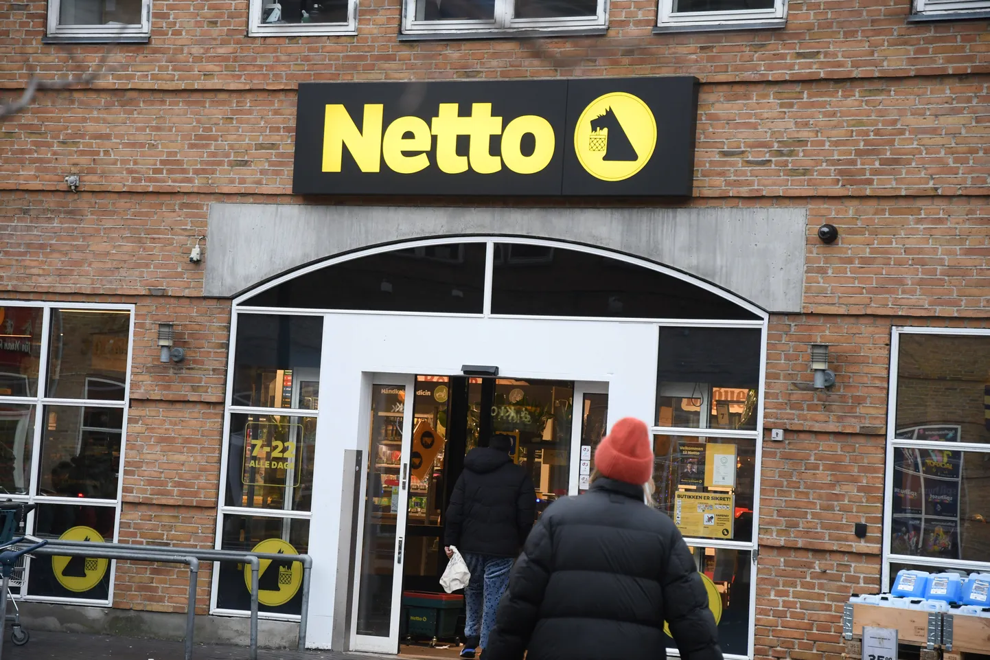 Netto toidupood Kopenhaagenis.