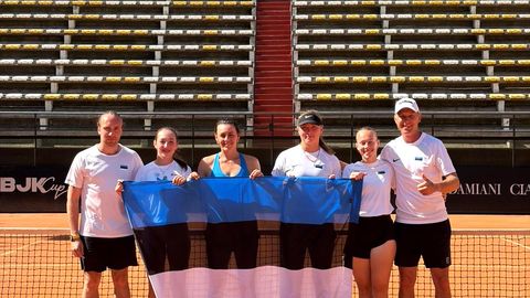 Eesti tennisenaiskond alustas San Marinos võiduga