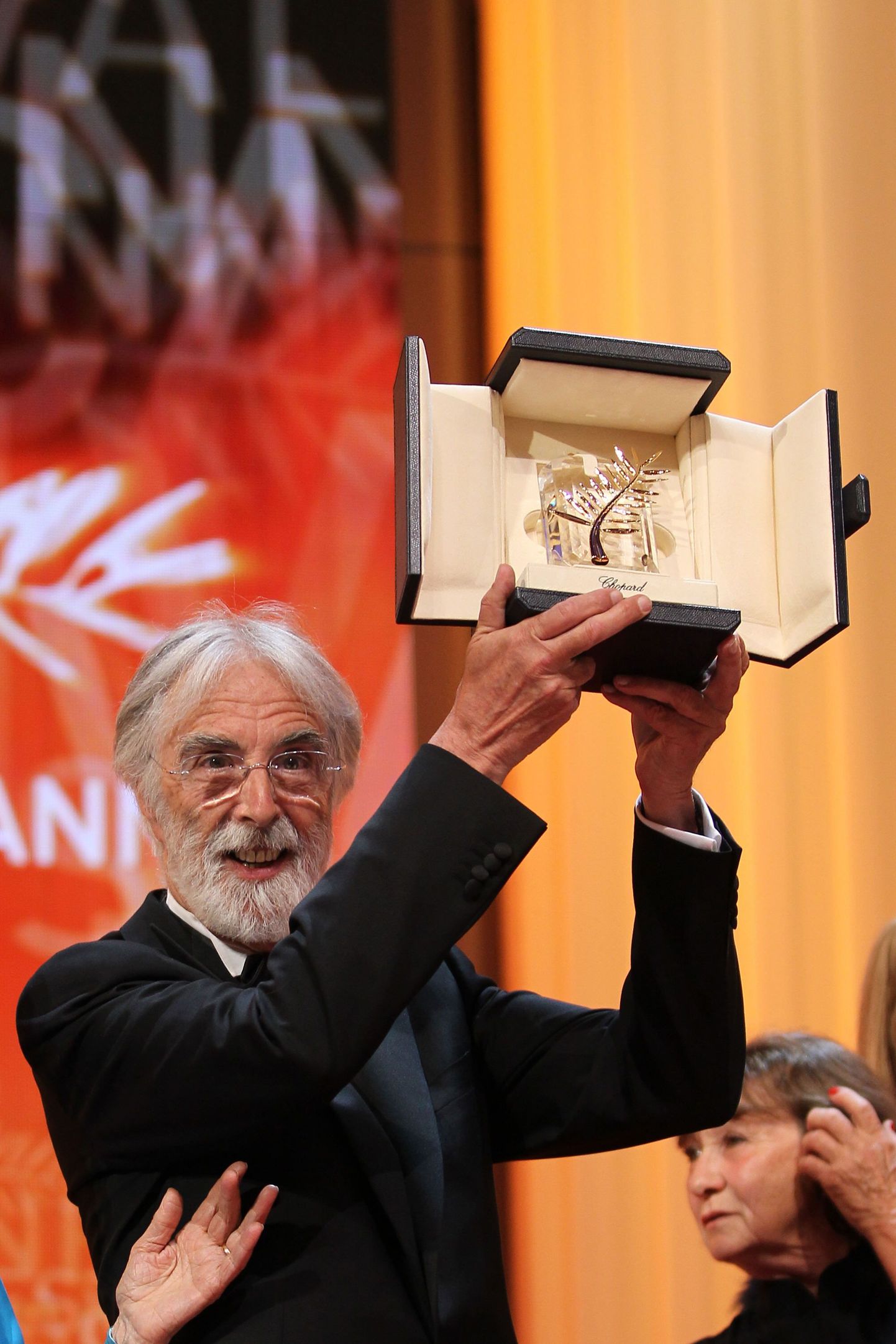 Lavastaja Michael Haneke võitis Kuldse Palmioksa filmi «Amour» eest