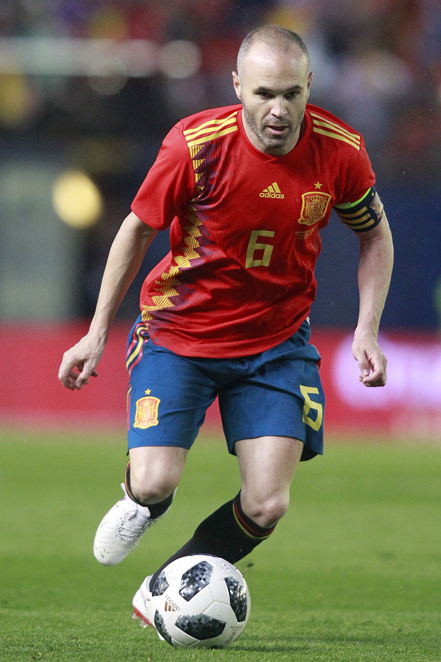 Spain's Andres Iniesta during international friendly match on June 3,2018.(Photo by Acero/Alter Photos/Sipa USA)