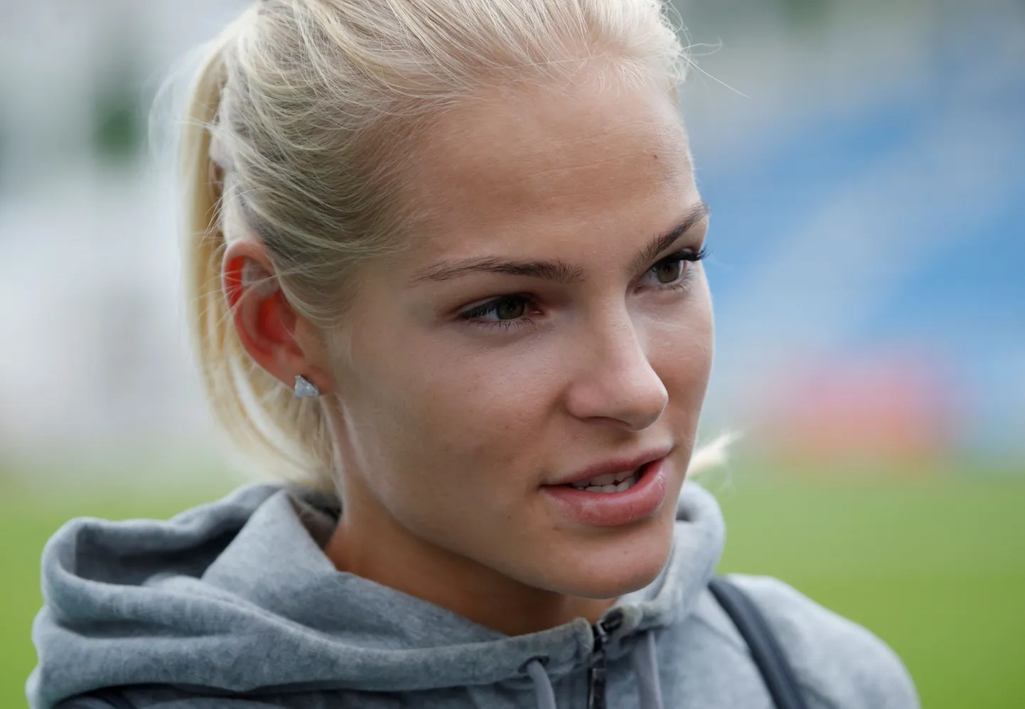 Venemaa kaugushüppaja Darya Klishina.