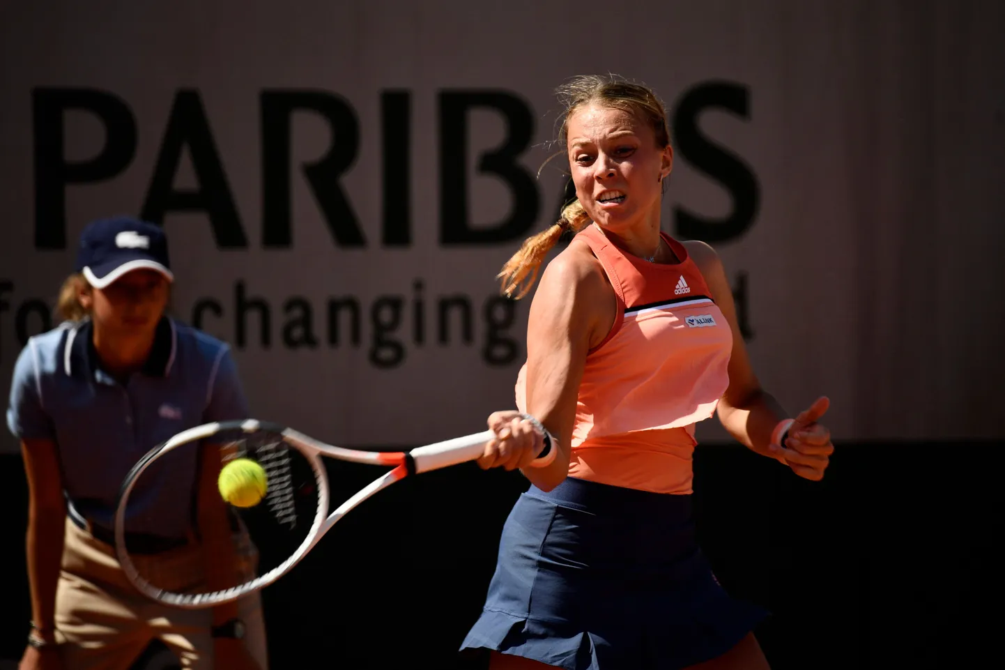 Eesti esireket Anett Kontaveit Prantsusmaa lahtistel meistrivõistlustel.