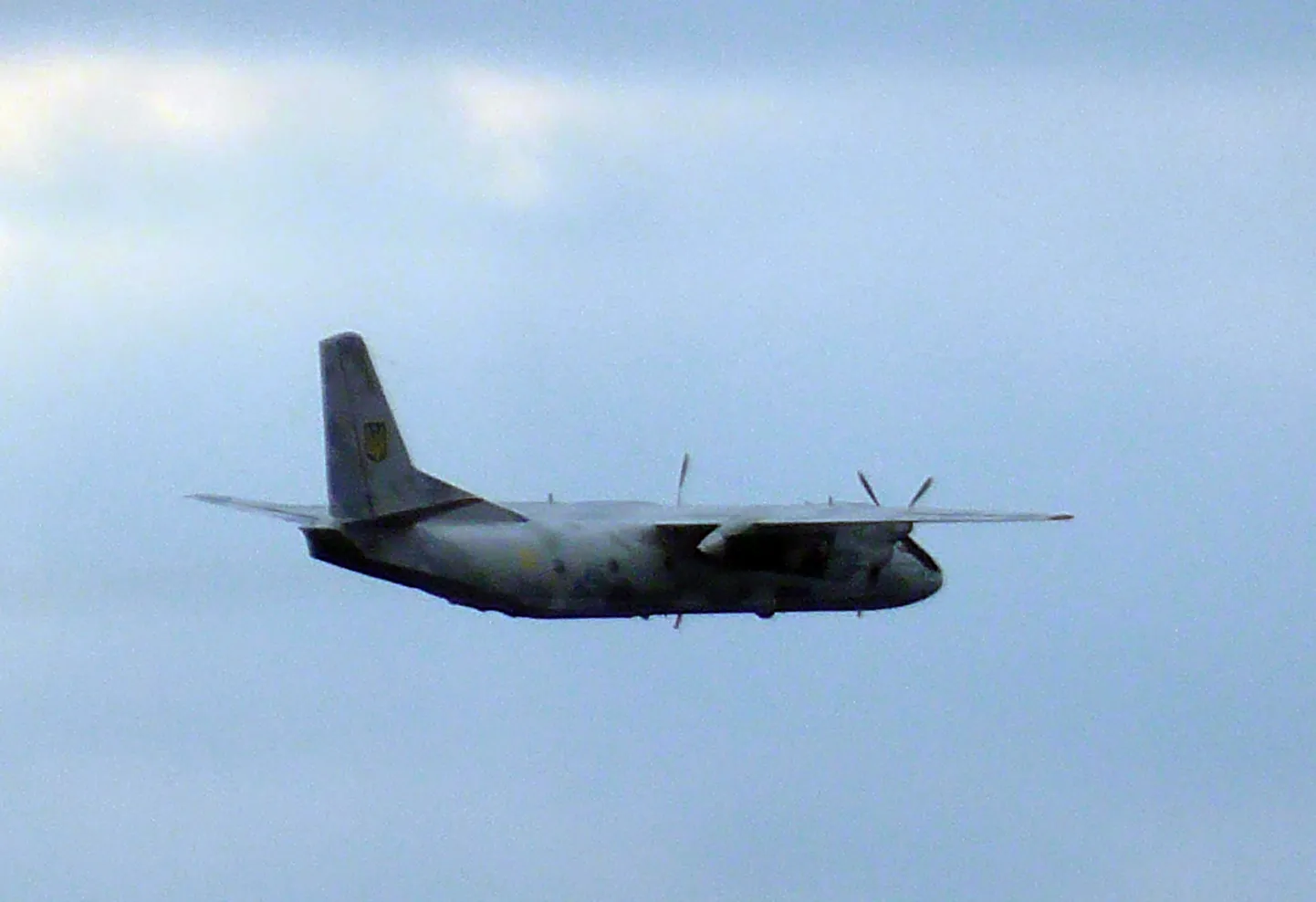 Ukraina Antonov An-26 transpordilennuk. Foto on tehtud 2017