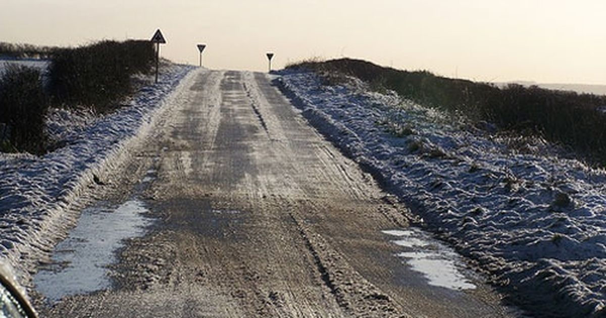 Icy road