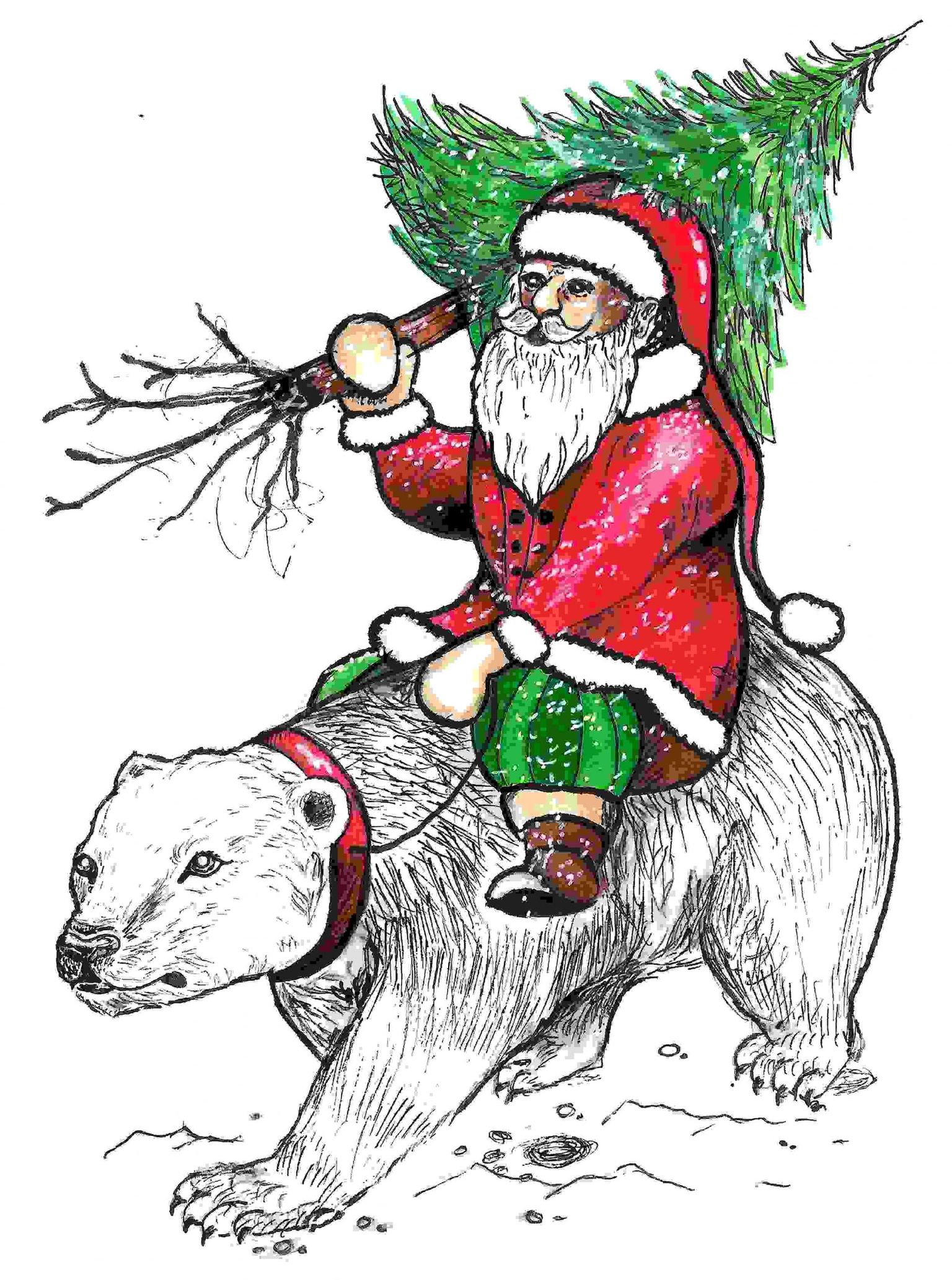 “Lähme toome lastele õiged jõulud, Alfie!” sõnab ta ja võtab jäämõmmikuga suuna Rovaniemi poole.