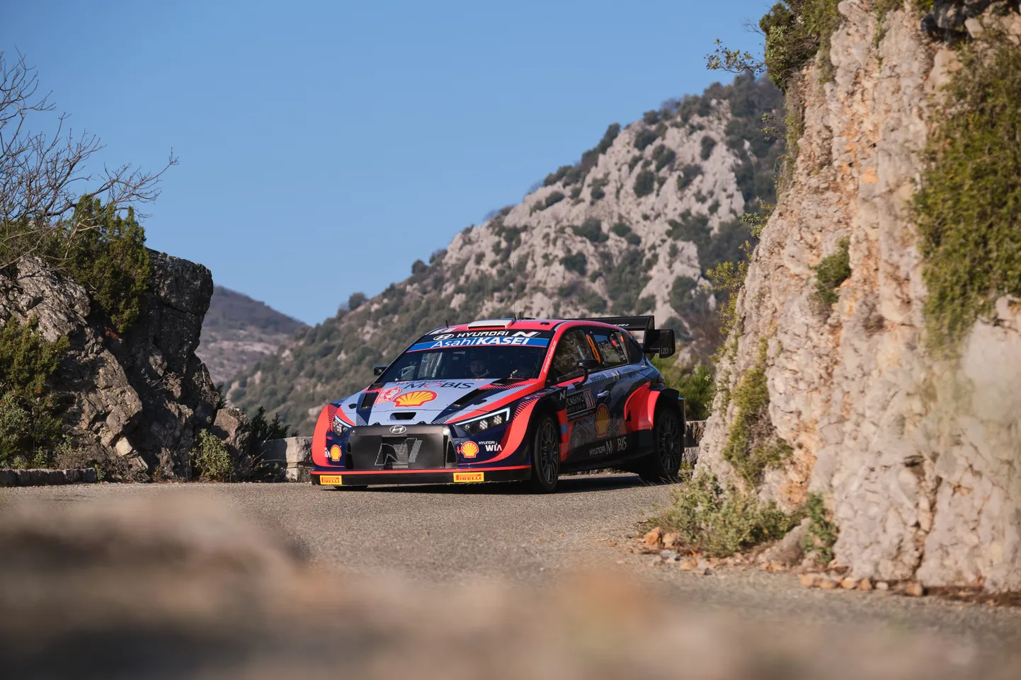 Hyundai Monte Carlo rallil. (Ott Tänak, Thierry Neuville, Oliver Solberg)