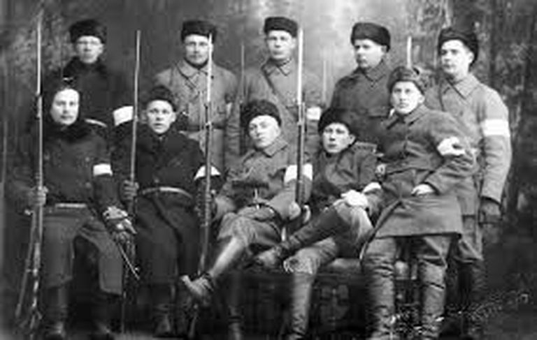 Soome kaitseliitlased kodusõja ajal.
