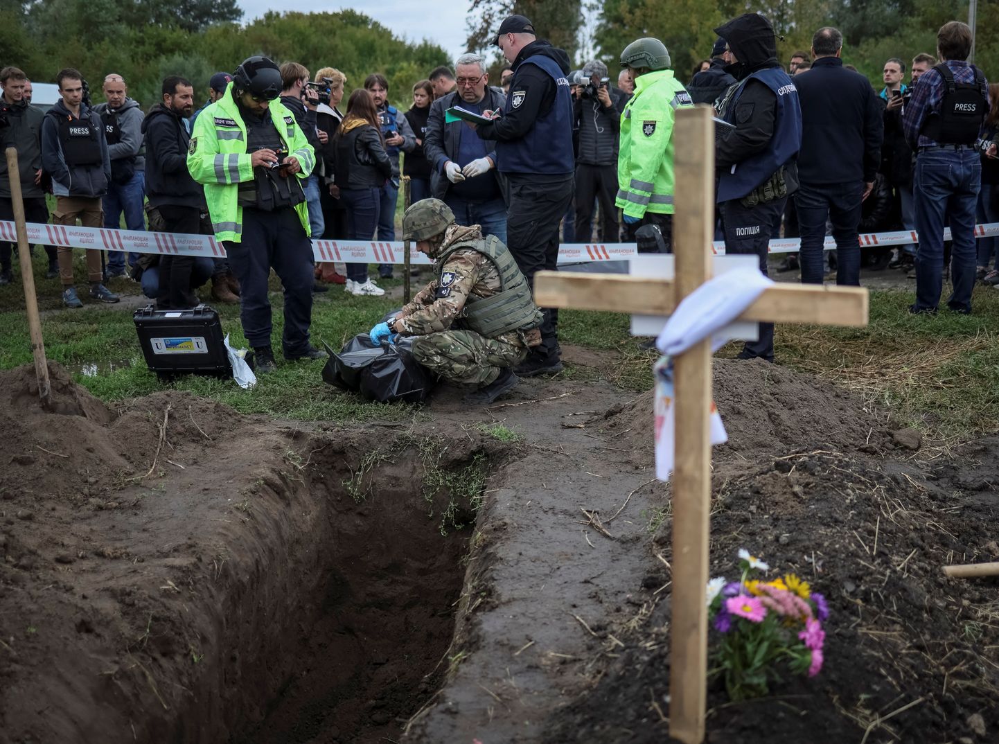 Venemaa okupatsiooni ajal tapetu haud Balaklijas.