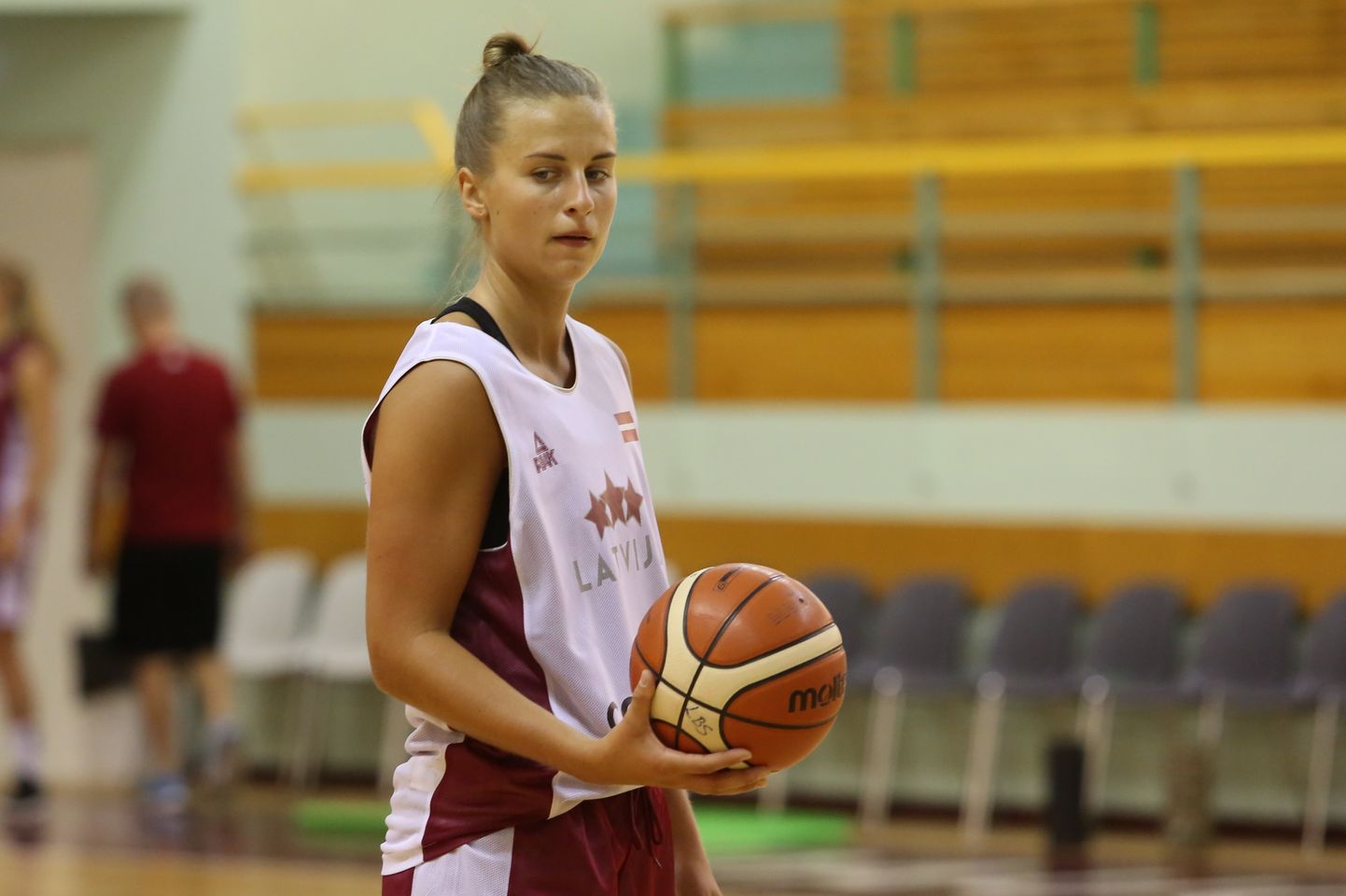 Latvijas sieviešu valstsvienības basketboliste Kitija Laksa