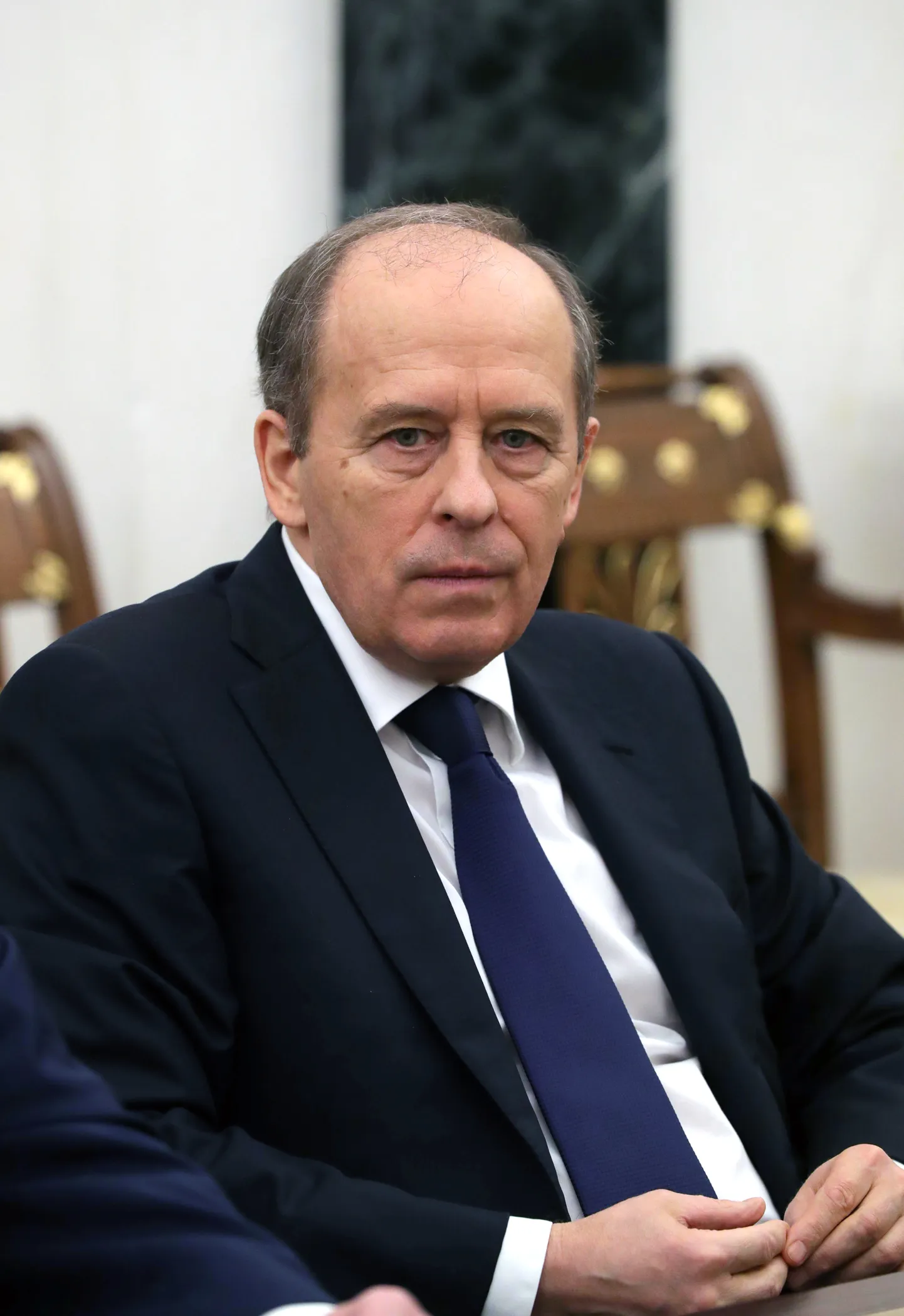 Vene julgeolekuteenistuse FSB direktor Aleksandr Bortnikov 6. veebruaril julgeolekunõukogu istungil.