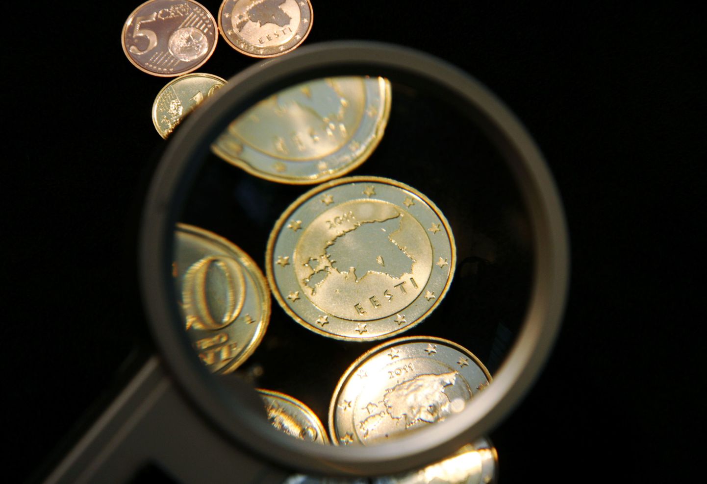 50-sendise Eesti euromündi tagakülg