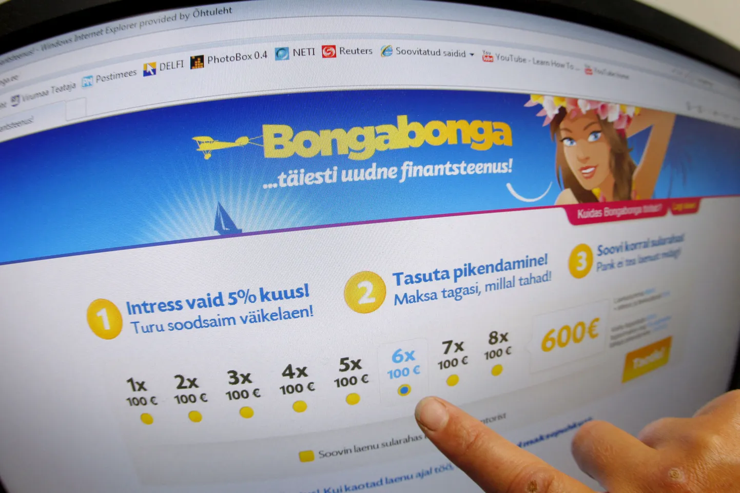 Kaubamärgi BongaBonga reklaam.