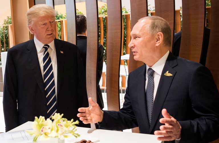 Ameerika president Donald Trump ja tema Vene kolleeg Vladimir Putin G20 tippkohtumisel Saksamaal Hamburgis