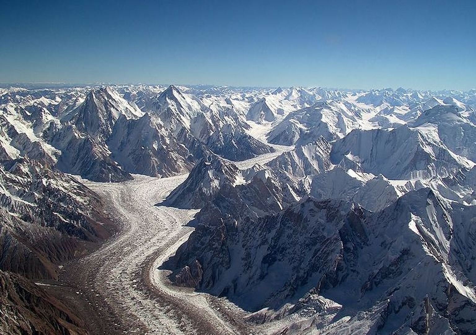 Himaalaja Karakourumi liustik ei sula, vaid pakseneb