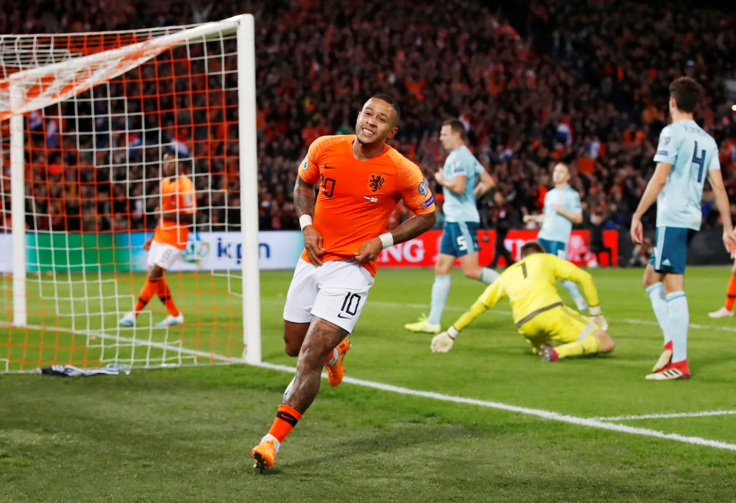 Hollandi jalgpallikoondise ja Lyoni Olympique'i ründaja Memphis Depay.