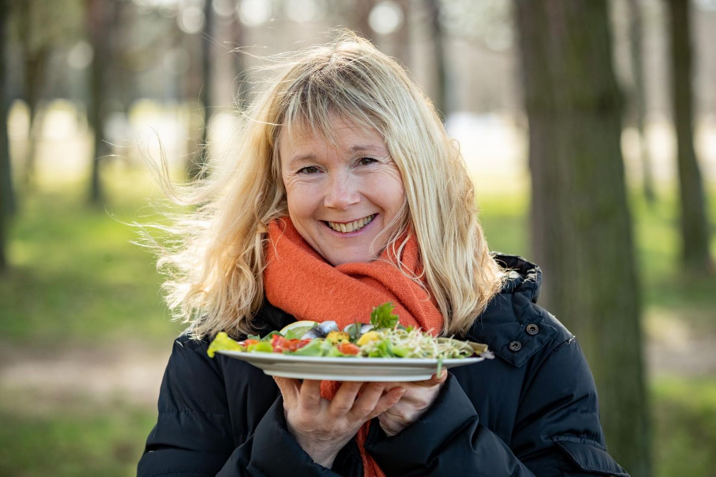 Toitumisterapeut Külli Holsting: "Mida rohkem on salatitaldrikul värve, seda parem."