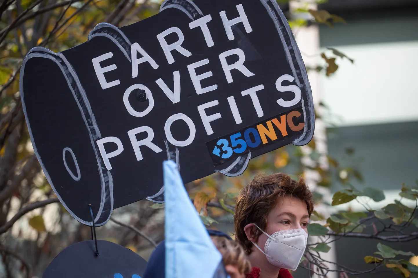 Kliimaaktivistide protest 30. oktoobril New Yorgis.