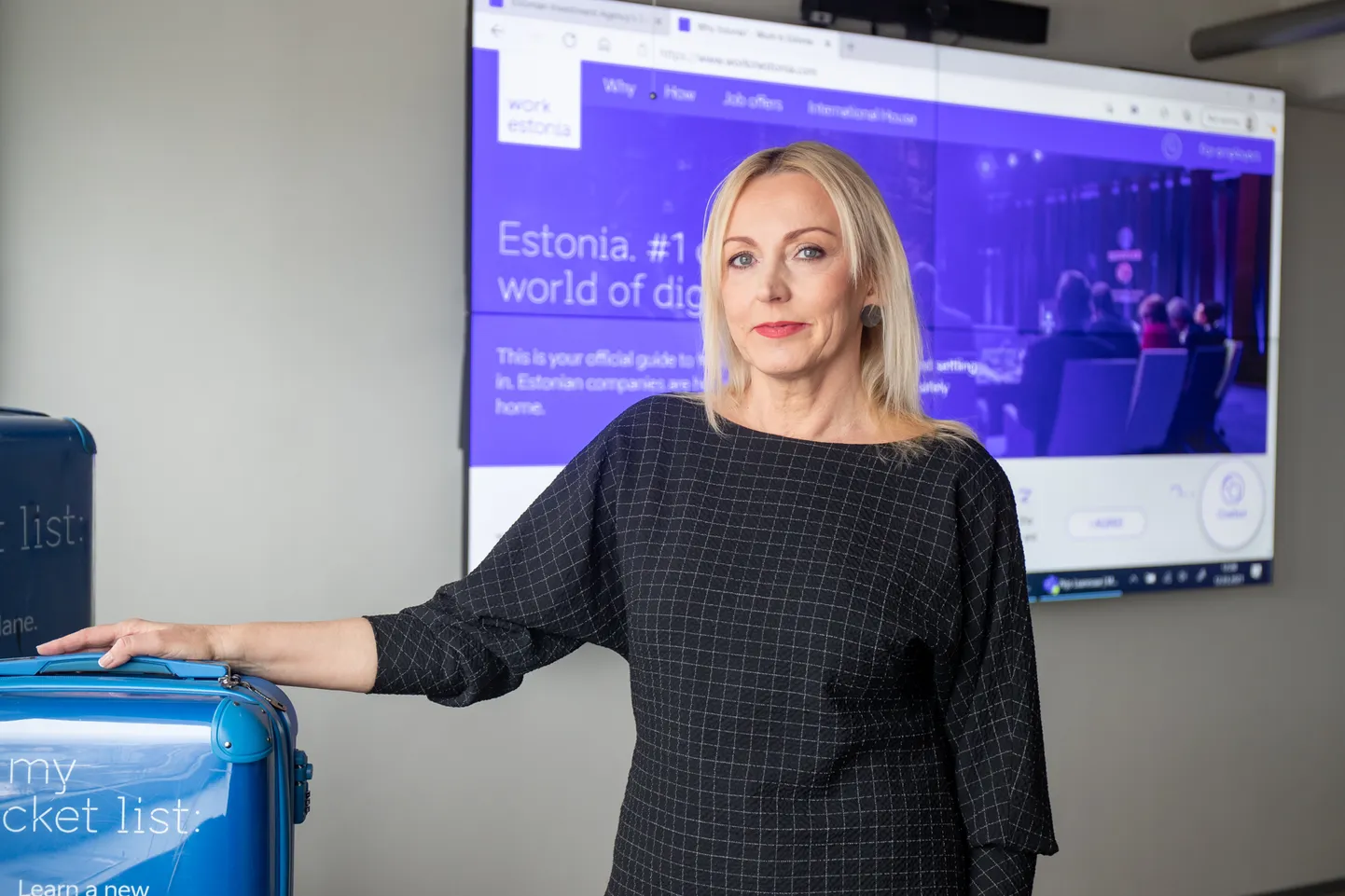 Work in Estonia juht Anneli Aab.