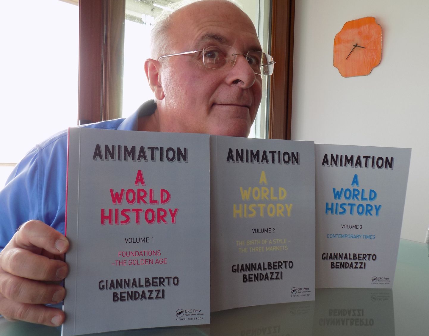 Giannalberto Bendazzi ja tema elutöö: kolm köidet maailma animatsiooniajalugu.