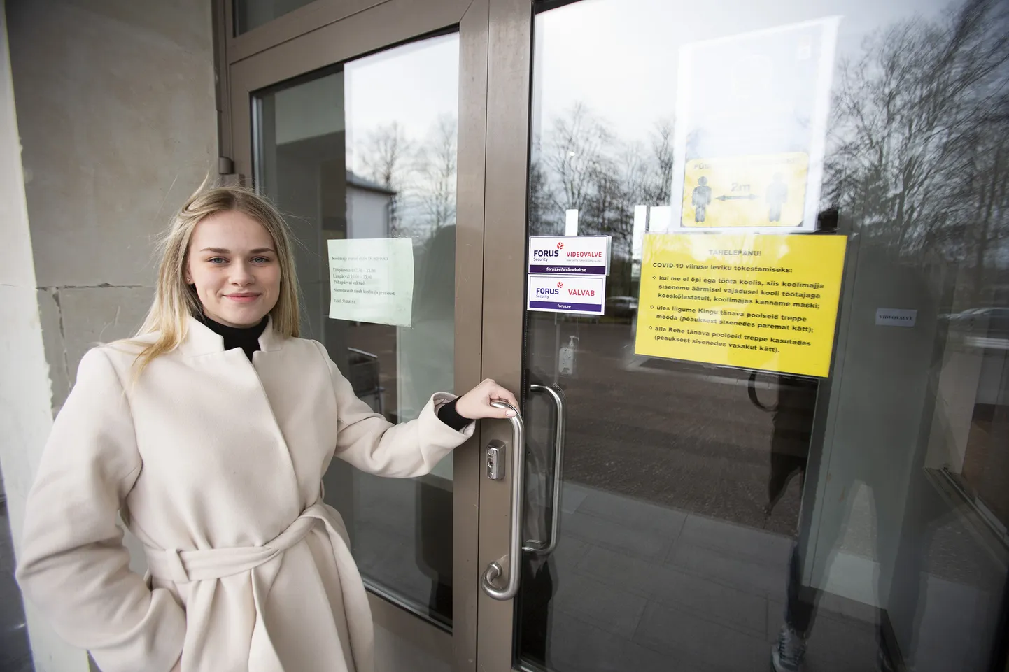 SULETUD KOOL: Kristel Soe ei saa koolimajja minna enne, kui tuleval nädalal 
toimuvale emakeele riigieksamile.