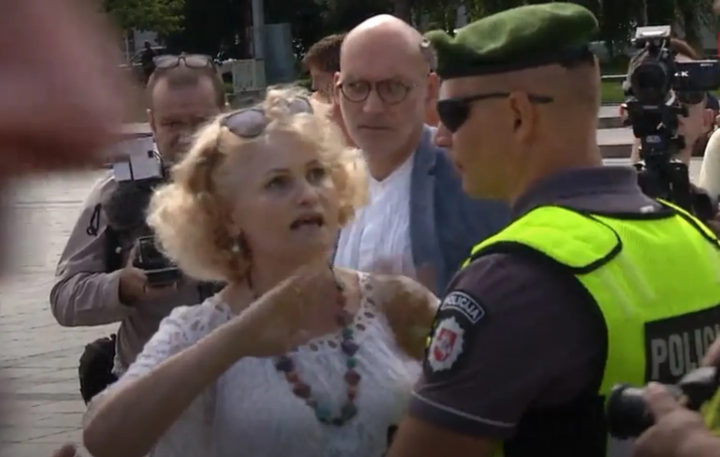 Protest Vilniuses