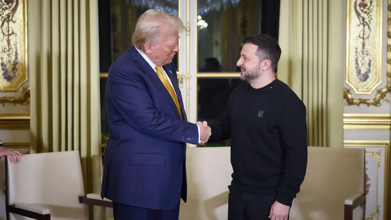 Трамп встречался с Зеленским в Париже уже после своей победы на президентских выборах.