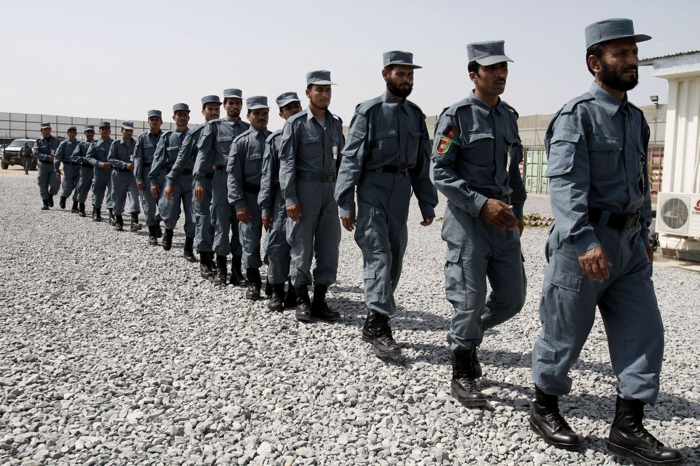 Afgaani politseinikud.