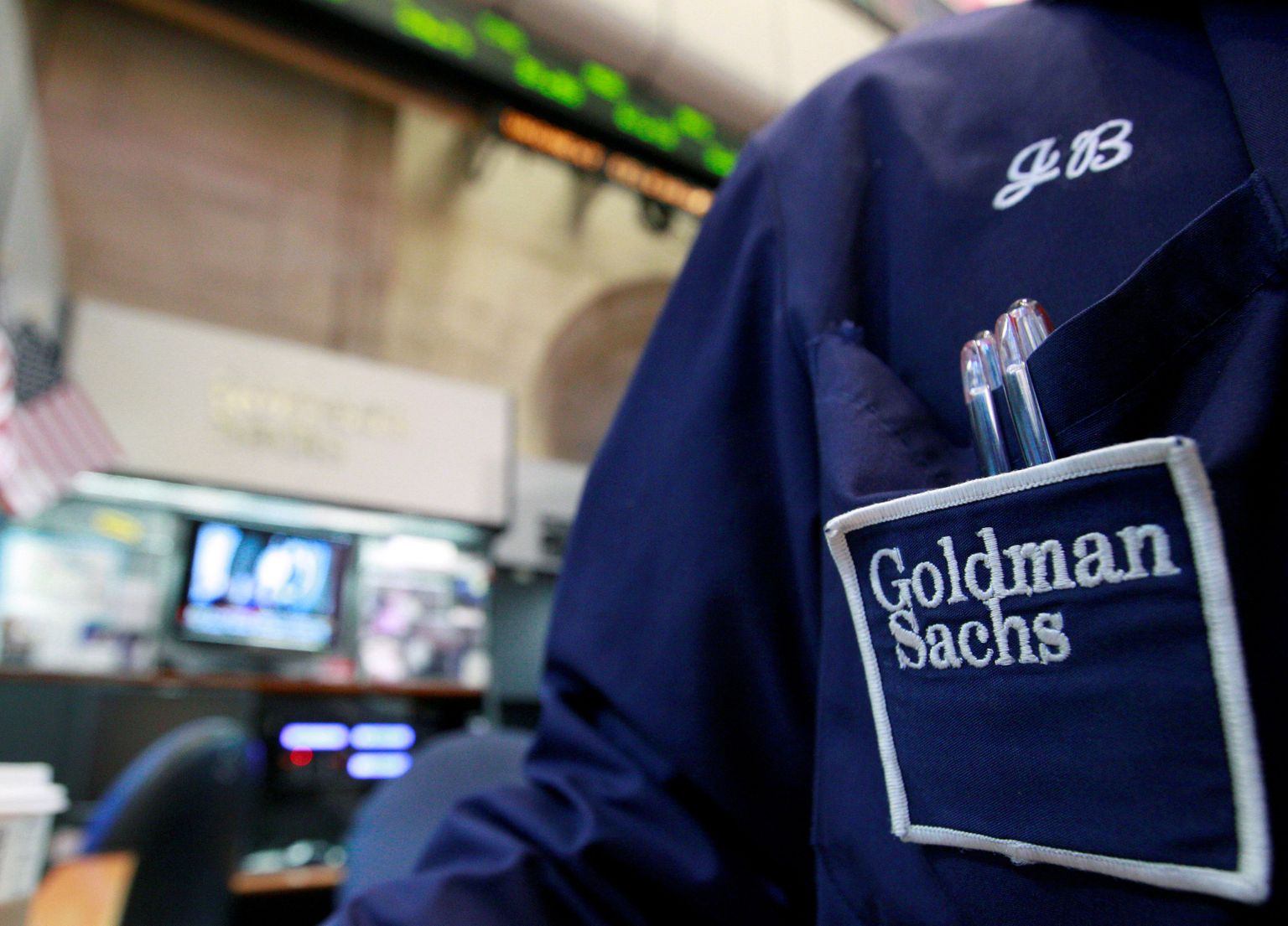 Goldman Sachsi maakler.
