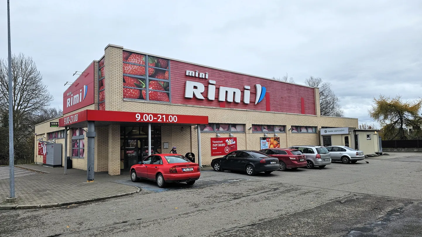 Магазин Rimi в центре Выру.