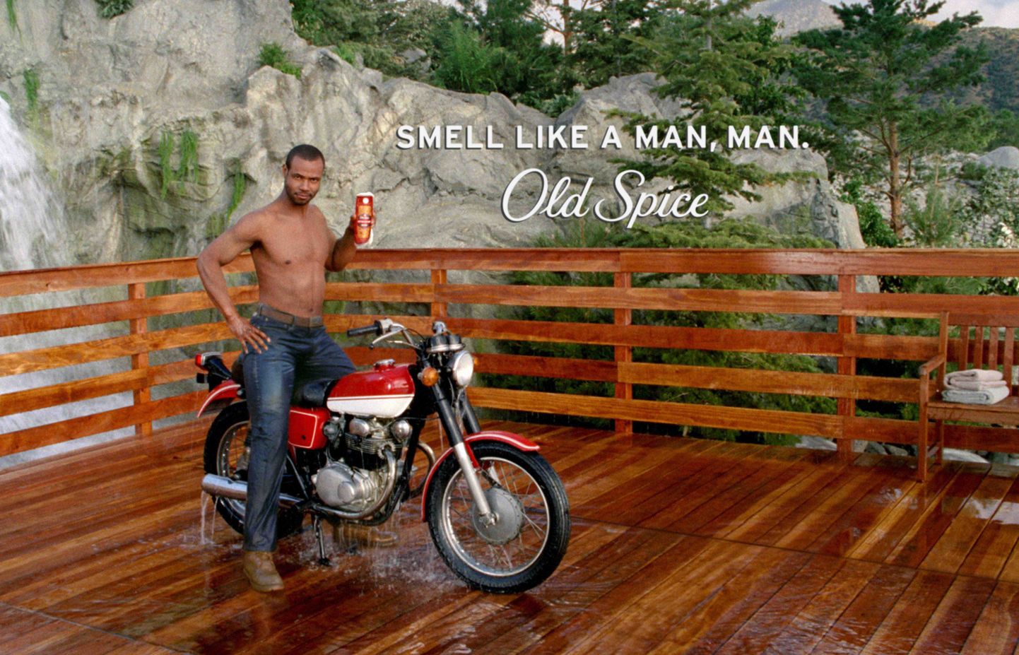 Old Spice reklaamides mängib peaosa endine jalgpallur Isaiah Mustafa