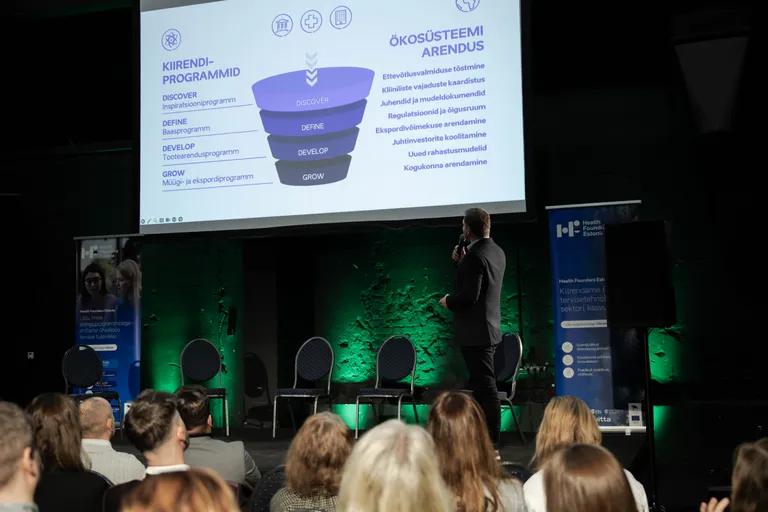 Foto Health Founders Estonia avasündmuselt. 19.03.2025.