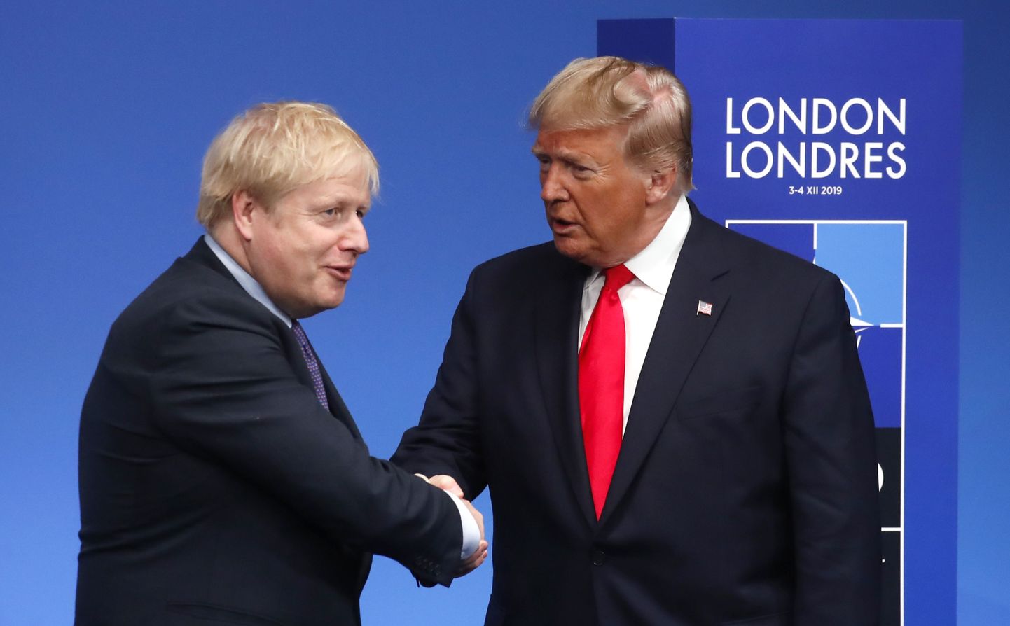 Boris Johnson ja Donald Trump.



//04SIPA_1611/1912041427/Credit:CHRISTIAN HARTMANN-POOL/SIPA/1912041429