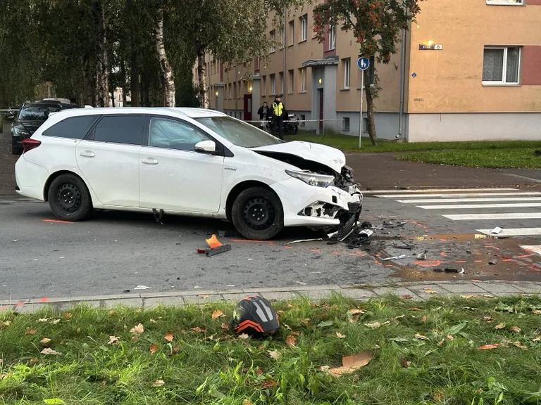 Tallinnas hukkus liiklusõnnetuses mootorrattur