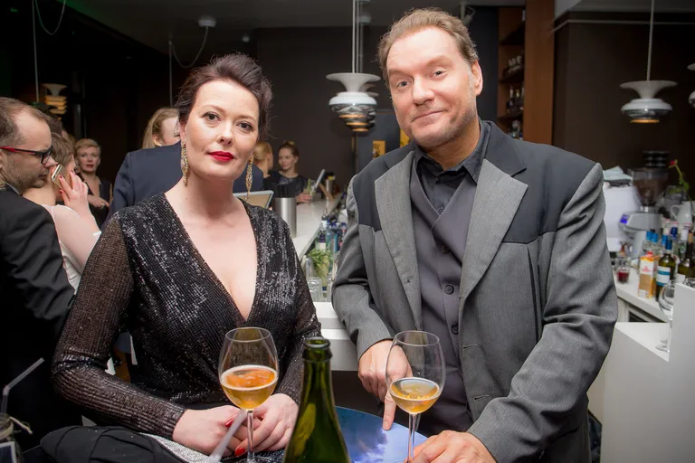 EFTA meeleolukas afterparty Wabaduses. Merle Palmiste; Mart Sander
