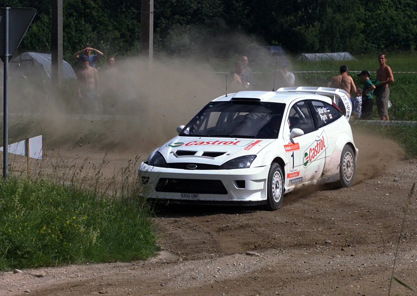 Markko Märtin ja Michael Park 2003. aastal Ford Focus WRC-autoga E.O.S. Rally Kääriku kiiruskatsel. Täpselt kuu varem võitsid nad oma karjääri esimese MM-etapi.