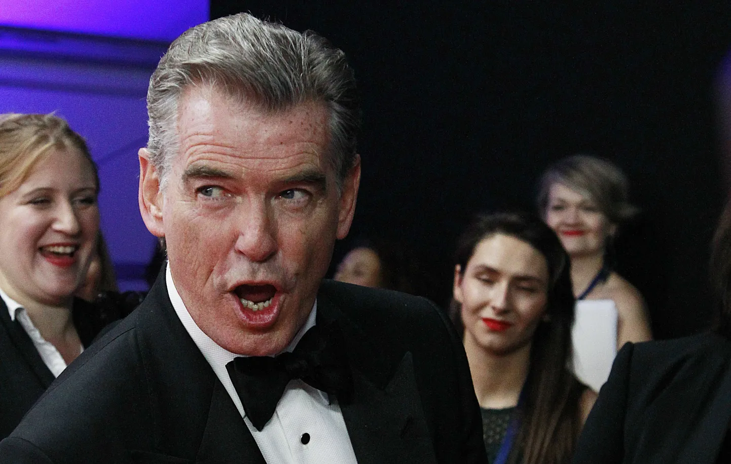 Pierce Brosnan oli vaieldamatult kogu õhtu staar.