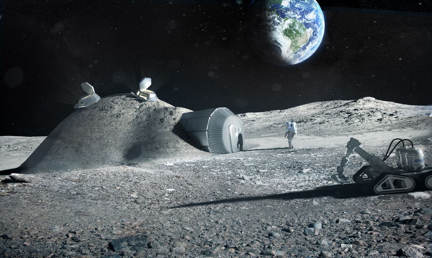 Inimasula Kuul. NASA joonistus.