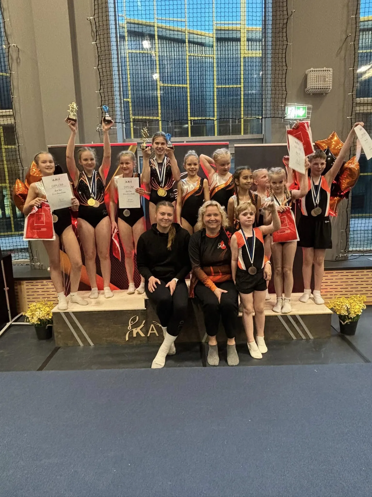 Korraldaja klubi võistlejad said võistlustelt Krete ja Katrin Kaasiku juhendamisel korraliku medalisaagi.