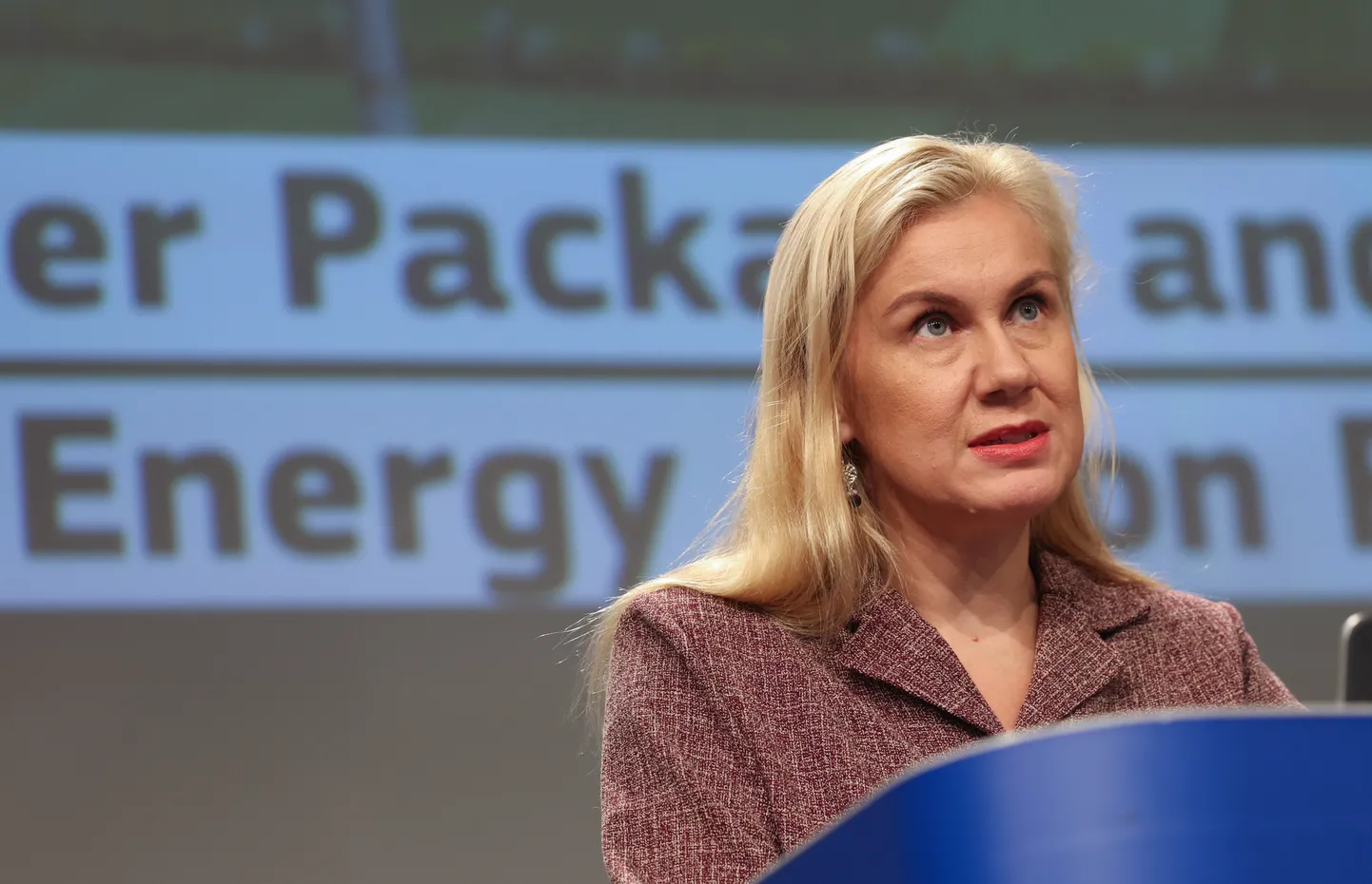 Euroopa Komisjoni energeetikavolinik Kadri Simson.