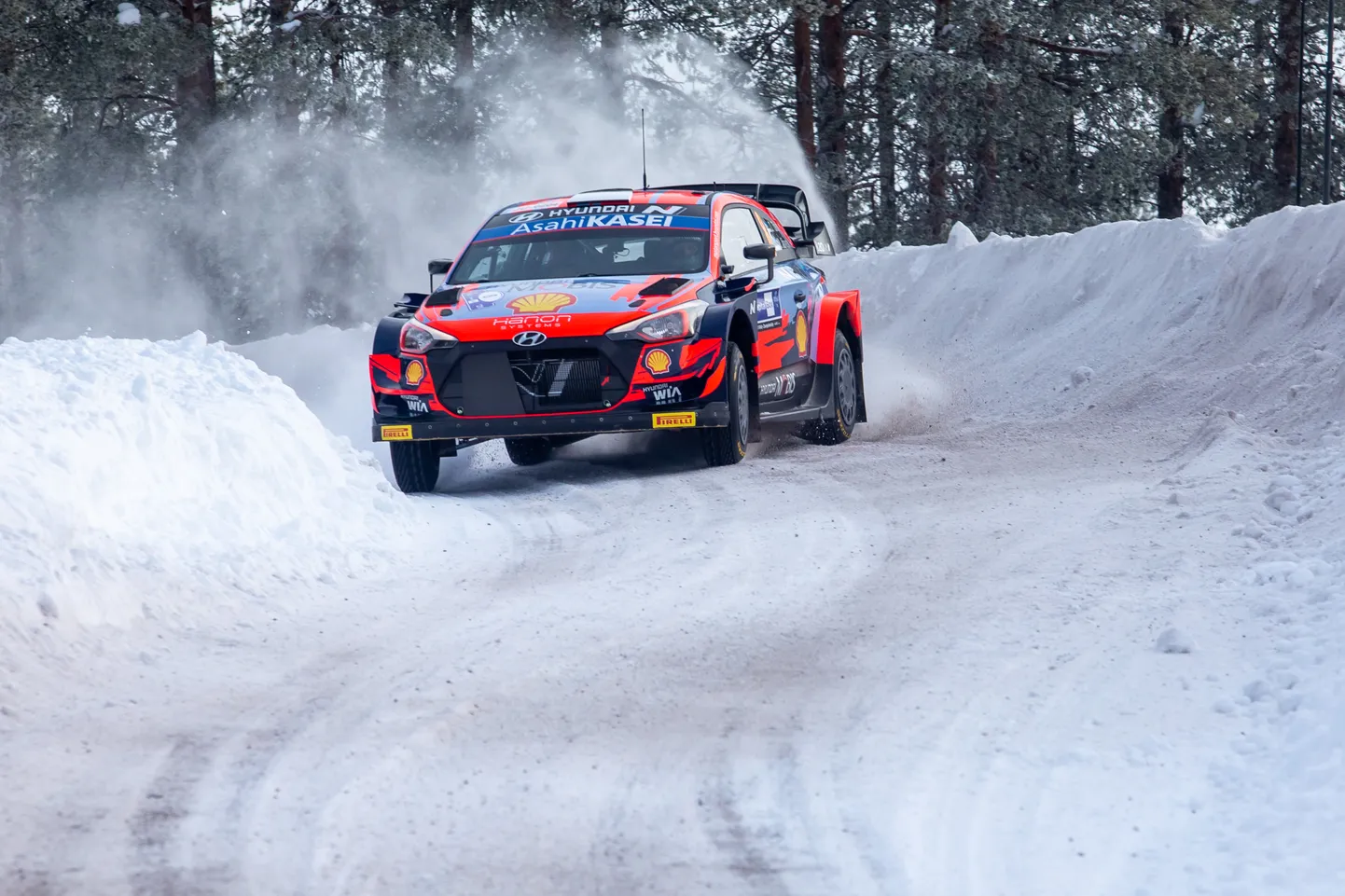 Ott Tänak ja Martin Järveoja Arctic Rallyl.