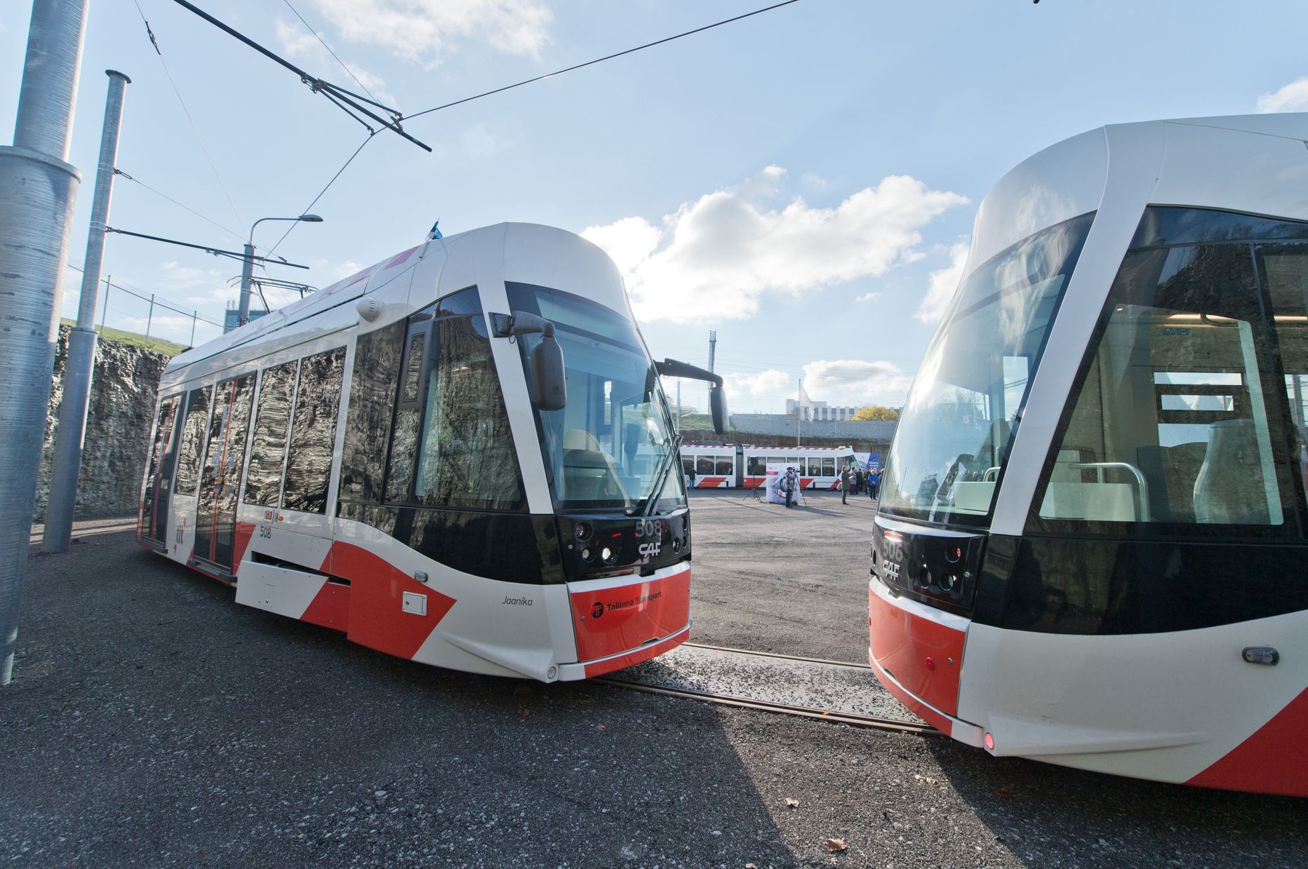 Таллиннские трамваи.