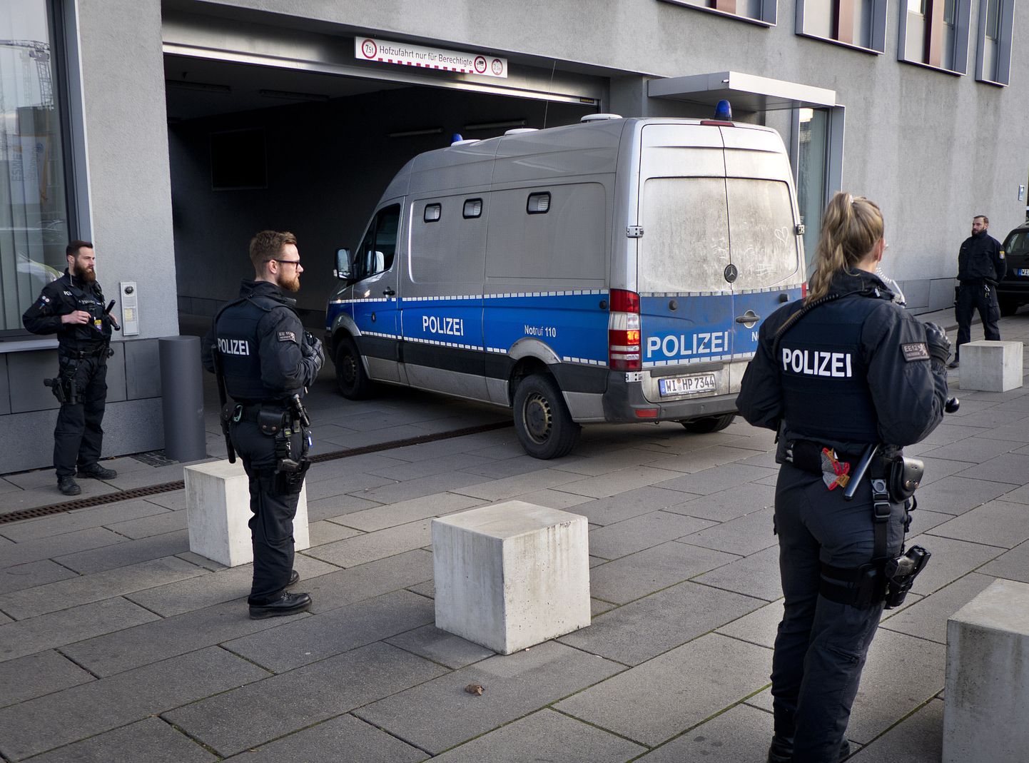 Policija Vācijā; ilustratīvs foto.