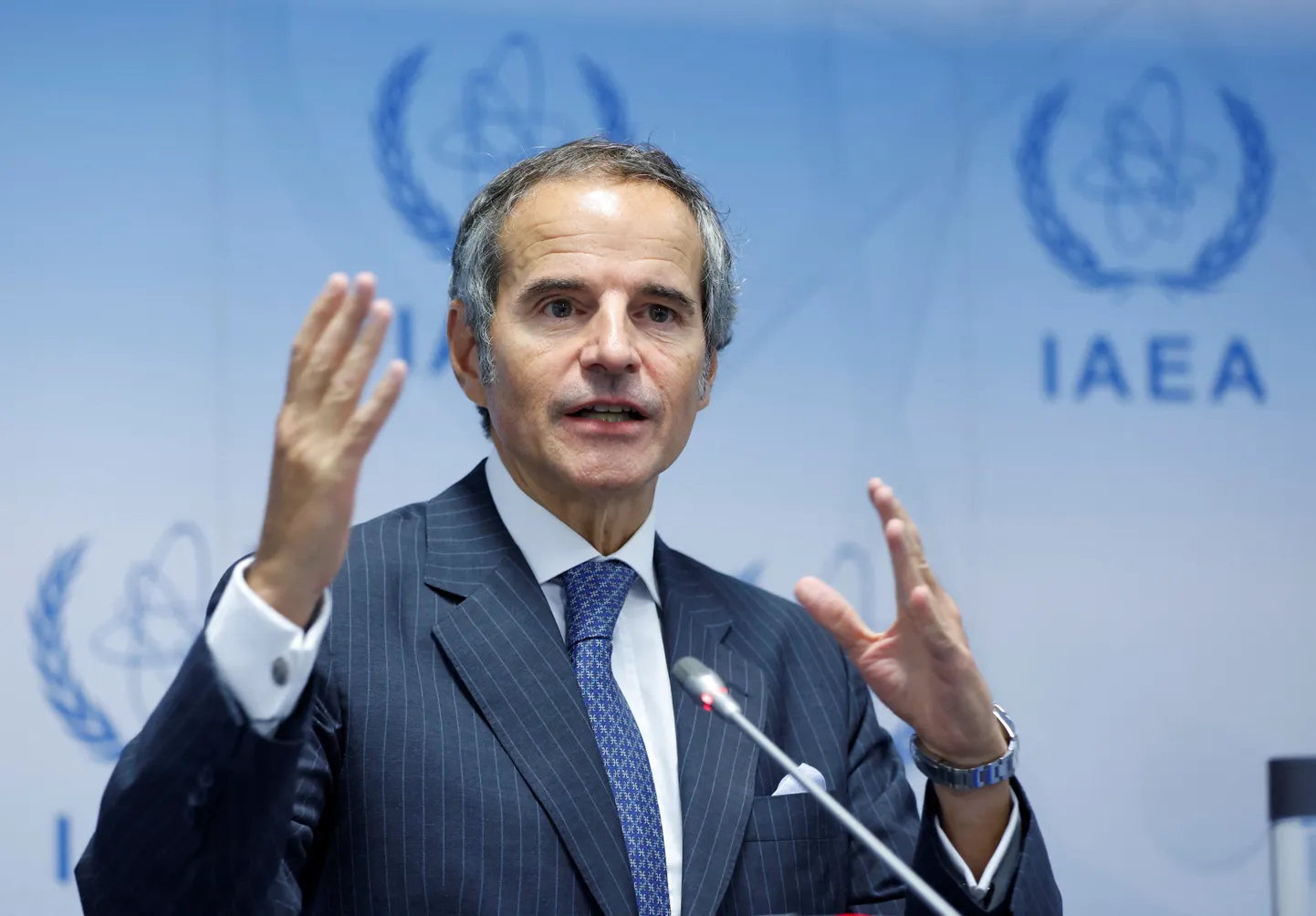 Rahvusvahelise Aatomienergia Agentuuri juht Rafael Grossi.
