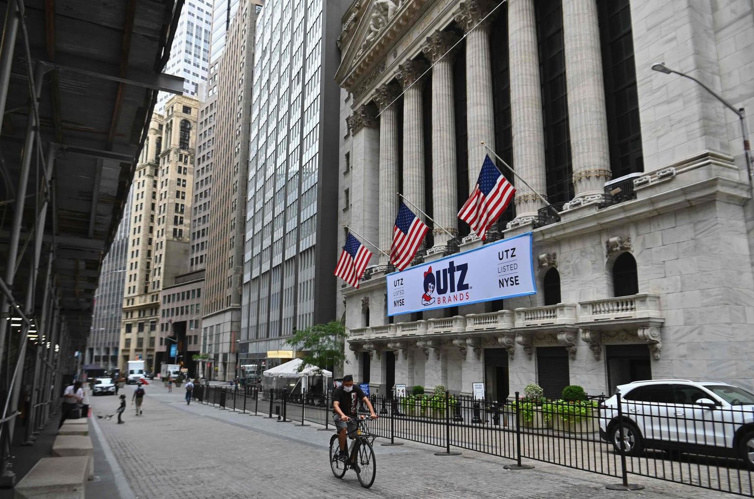 New Yorgi börs Wall Streetil.