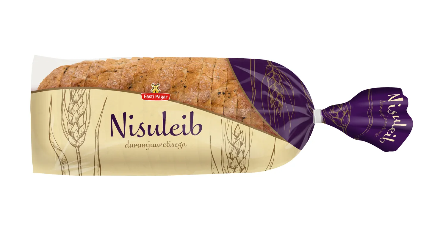 Durumjuuretisega nisuleib.