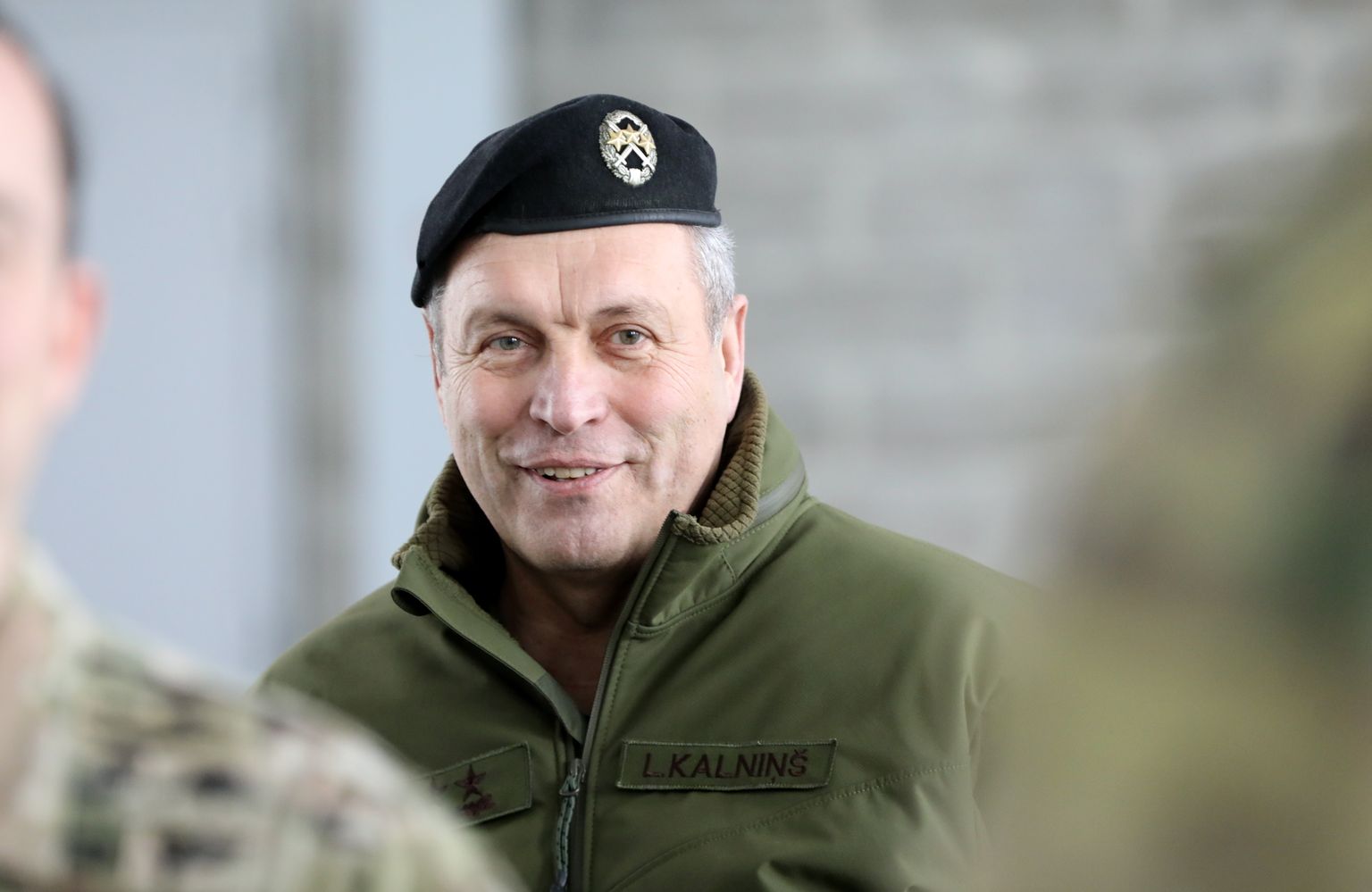 Командующий Национальными вооруженными силами (НВС) Леонид Калниньш.